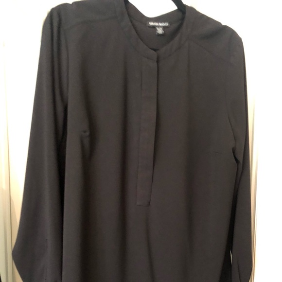 Hilary Radley Black Long sleeve blouse Size XL - Picture 1 of 6